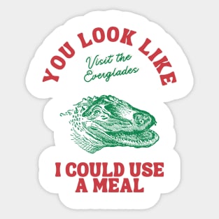 You Look Like I Could Use a Meal Sticker